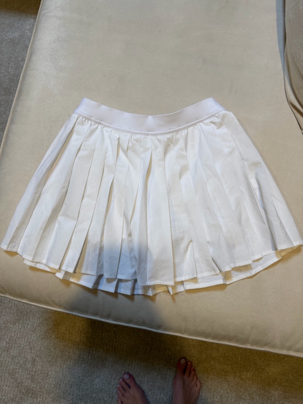 White lululemon Pleated Skirt